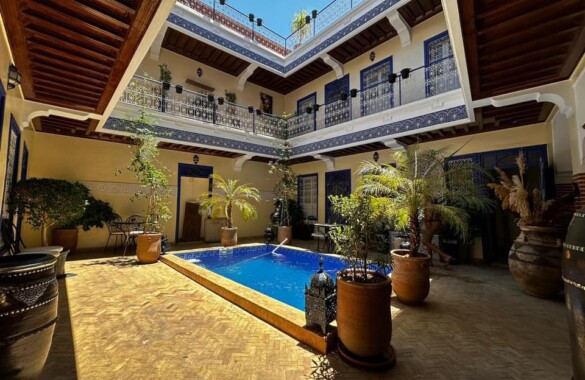 Grand riad de 9 chambres dans le meilleur quartier de marrakech