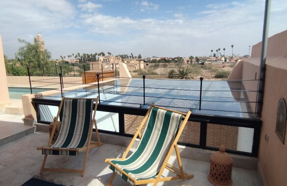 Riad contemporain de 3 chambres avec vue exceptionnelle